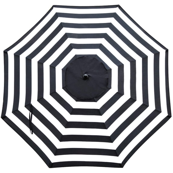 Bibana 9ft Patio Umbrella Replacement Canopy Market Umbrella Top Outdoor Umbrella Canopy with 8 Ribs