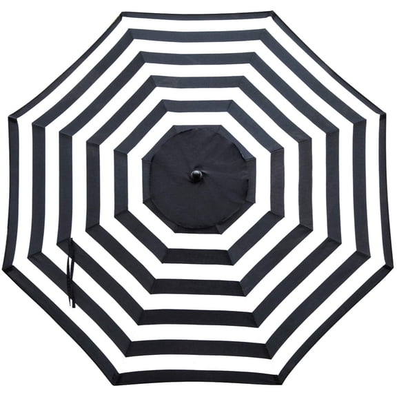 Bibana 9ft Patio Umbrella Replacement Canopy Market Umbrella Top Outdoor Umbrella Canopy with 8 Ribs