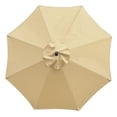 thumbnail image 1 of Bibana 9ft Patio Umbrella Replacement Canopy Market Umbrella Top Outdoor Umbrella Canopy with 8 Ribs (Tan), 1 of 6