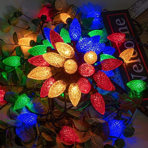 Bibana Indoor/Outdoor 81 ft Corded Electric Waterproof LED Christmas String Light
