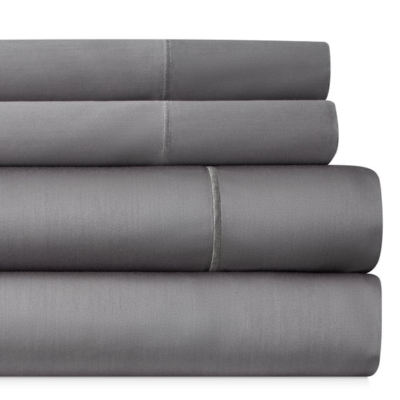 Bibb Home 1000TC Egyptian Cotton Rich 4-Piece Sheet Set