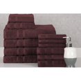 thumbnail image 1 of Bibb Home 12 Piece Zero Twist Egyptian Cotton Towel Set, 1 of 1