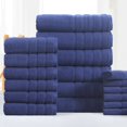 thumbnail image 1 of Bibb Home 18 Piece Zero Twist Egyptian Cotton Towel Set, 1 of 1