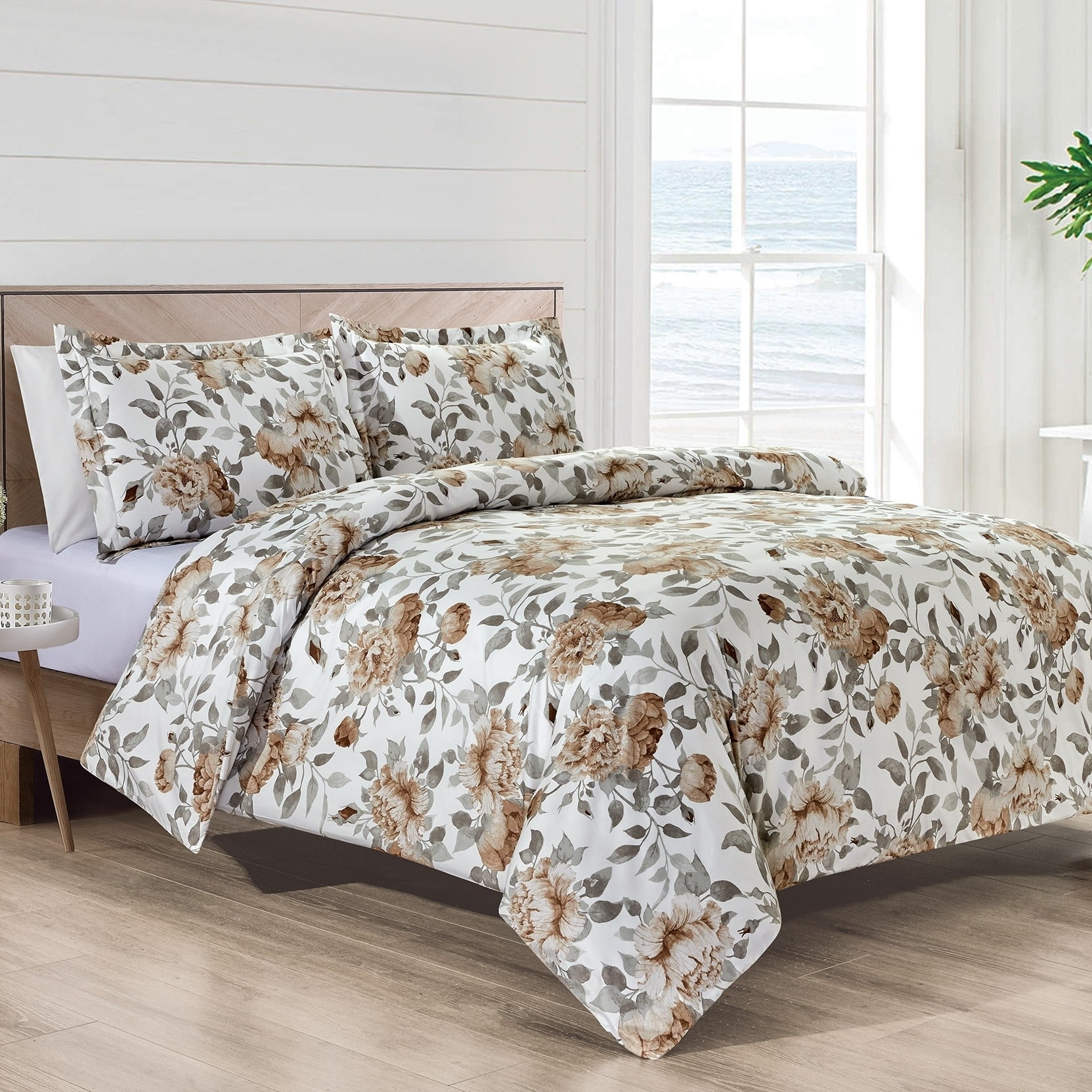 Bibb Home 1800 Series Egyptian Luxury 3 pc Duvet Cover Set