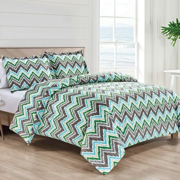 Bibb Home 1800 Series Egyptian Luxury 3 pc Duvet Cover Set