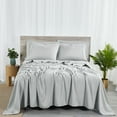 thumbnail image 1 of Bibb Home 2000 Count 6-Piece Bamboo Sheet Set with Snug Grip, 1 of 5