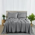 thumbnail image 1 of Bibb Home 2000 Count 6-Piece Bamboo Sheet Set with Snug Grip, 1 of 5
