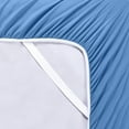 thumbnail image 1 of Bibb Home 2000 Count 6-Piece Rayon from Bamboo Sheet Set - Ocean Blue - Twin XL, 1 of 5