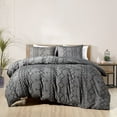 thumbnail image 1 of Bibb Home 2000 Count Tufted Duvet Cover (3-Piece), 1 of 5