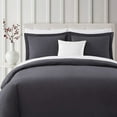 thumbnail image 1 of Bibb Home 3-Piece Heavyweight Flannel Duvet Cover Set, 1 of 5