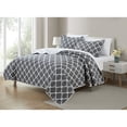 thumbnail image 1 of Bibb Home 3 Piece Printed Reversible Quilt Set, 1 of 5