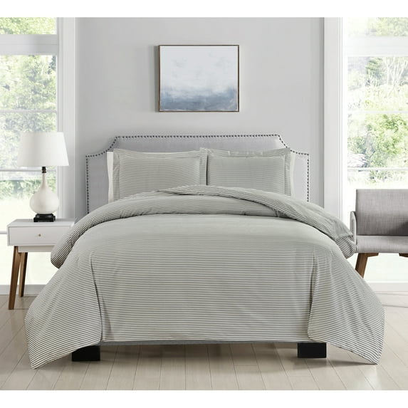 Bibb Home 4 pc Duvet & Down Alternative Comforter Set