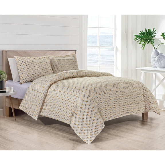 Bibb Home 4 pc Duvet & Down Alternative Comforter Set