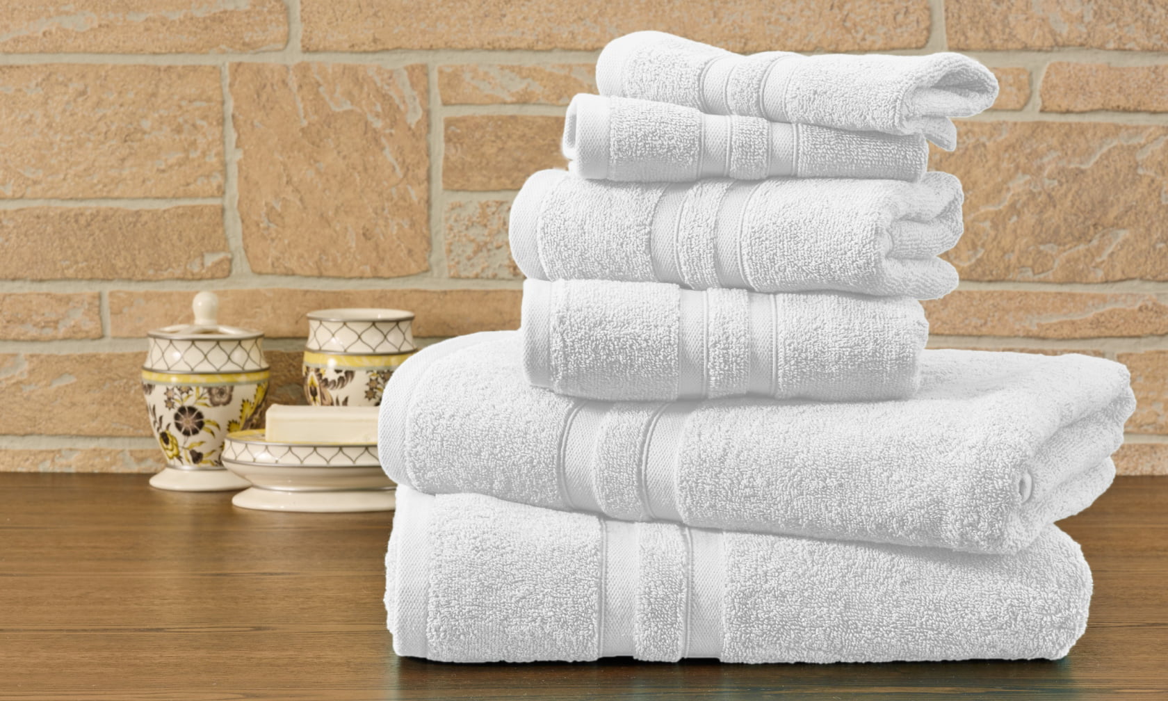 Shop Egyptian Cotton Bath Towel Set Of 6 - Bedding Bag