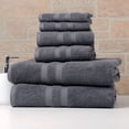 thumbnail image 1 of Bibb Home 6 Piece Solid Egyptian Cotton Towel Set, 1 of 1