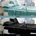 thumbnail image 1 of Bibb Home Silky Satin 4 Piece sheet set, 1 of 1