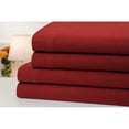 thumbnail image 1 of Bibb Home Solid Flannel 4 Piece Sheet Set, 1 of 2