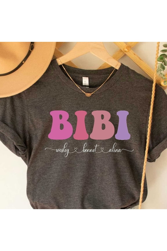 Bibi Shirt Names For Bibi, New Bibi Baby Announcement, Unisex T-Shirt