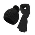thumbnail image 1 of Bibifish 2 PCS Scarf Hat Sets For Women Beanie Hat And Scarf Comfy Cold Weather Outdoor Winproof Warm 2 Piece Knittd Sets For Ladies, 1 of 6