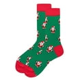 thumbnail image 1 of Bibifish Christmas Socks For Men Women Funny Xmas Printed Socks Winter Middle Tube Warm Cotton Socks Soft Graphic Above Ankle Socks, 1 of 4