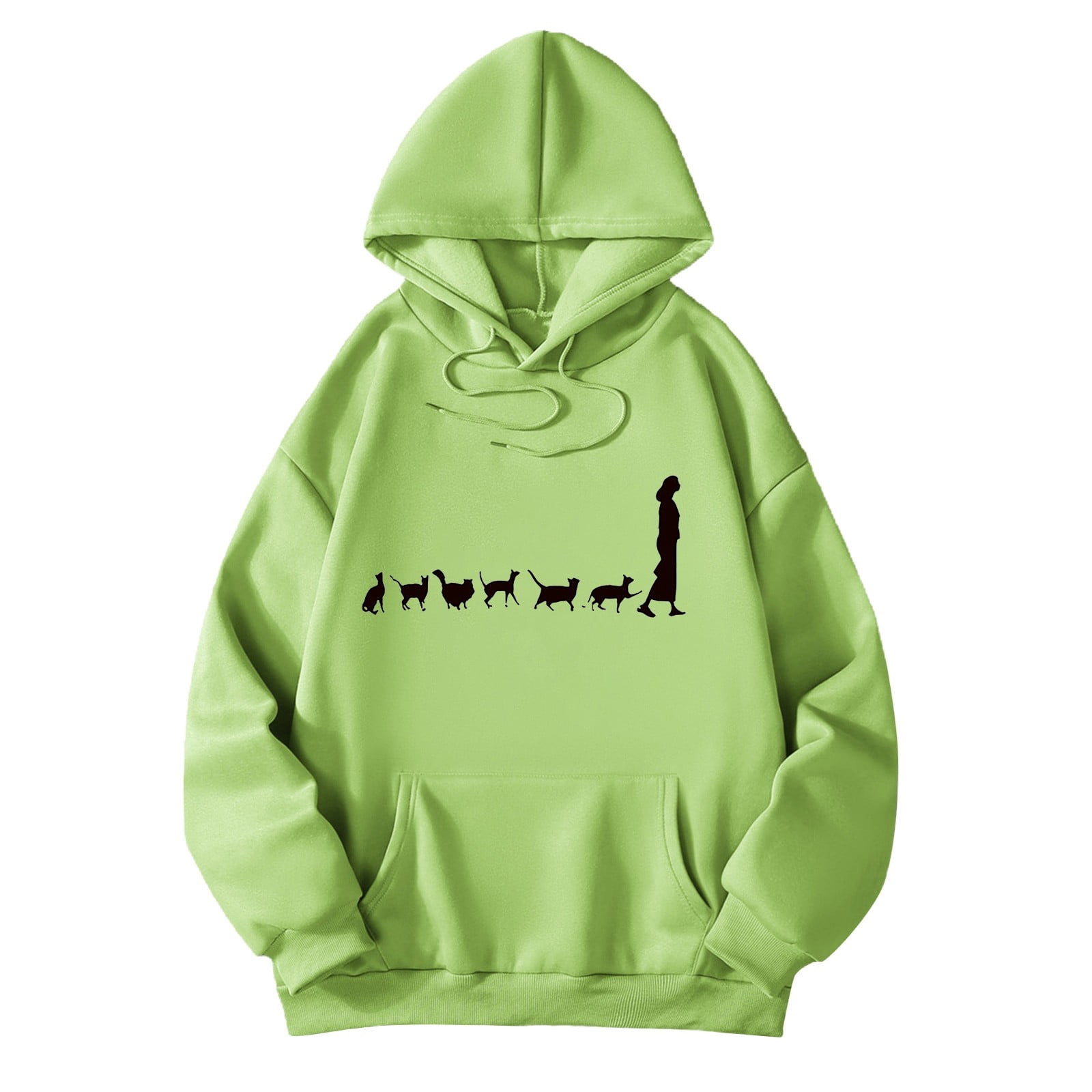 Cat Style Print Women's Hoodie