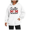 thumbnail image 1 of Bibifish Hoodies For Women Fall Oversized Mom Letter Print Hoodies Long Sleeve Female Sports Pullovers Tops With Pocket, 1 of 4
