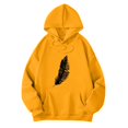 thumbnail image 1 of Bibifish Hoodies For Women Graphic Print Hoodies Fall Winter Casual Hoodies Long Sleeve Oversized Pullover Tops With Pocket, 1 of 3