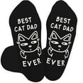 thumbnail image 1 of Bibifish Mens And Womens Novelty Socks Crew Length Socks Funny Letter Pattern Grips Casual Comfortable Daily Lounging Funny Socks, 1 of 6