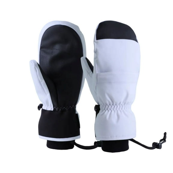 Bibifish Mens And Womens Ski Mittens Warm Waterproof Windproof Gloves Adjustable Wrist Touch Screen Soft Fleece Lined Outdoor Skiing Gloves