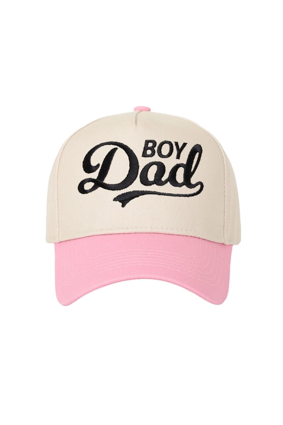 Mens Baseball Cap Washed Boy Dad Script Embroidery Dad Hat Adjustable Strap Lightweight Golf Walking Casual Hat