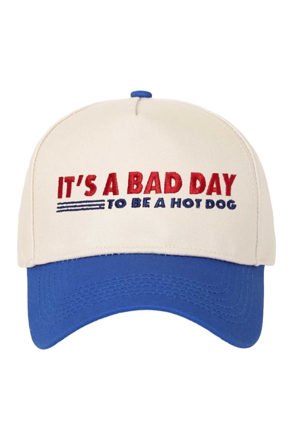 Mens Baseball Cap Washed Dual Panel Food Theme Embroidery Dad Hat Comfortable Fit Picnic Leisure Hat
