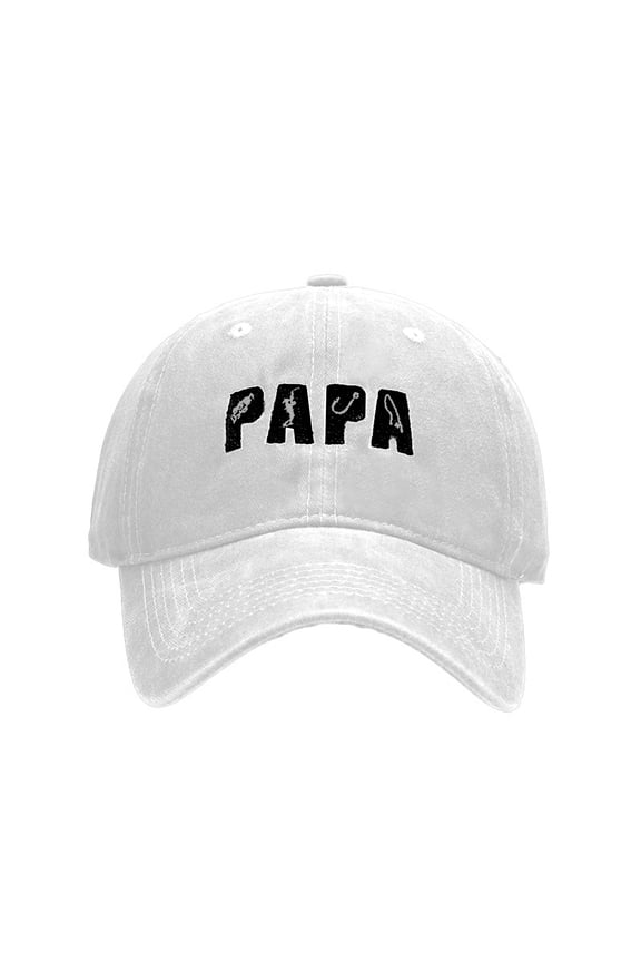 Mens Baseball Cap Washed Soft Family Letter Embroidery Dad Hat Sun Protection Everyday Leisure Hat