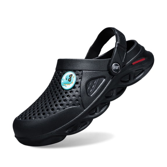 Bibifish Mens Garden Clogs Lightweight Soft Closed Toe Slide Sandals Casual Outdoor Beach Comfort Shoes