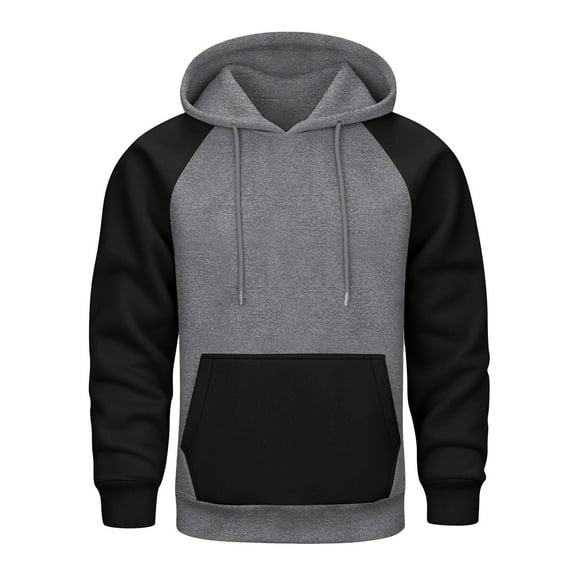 Bibifish Mens Hoodies Soft Long Sleeve Drawstring Hooded Sweatshirts Fall Winter Casual Sportswear Stylish Pullover Tops With Pockets