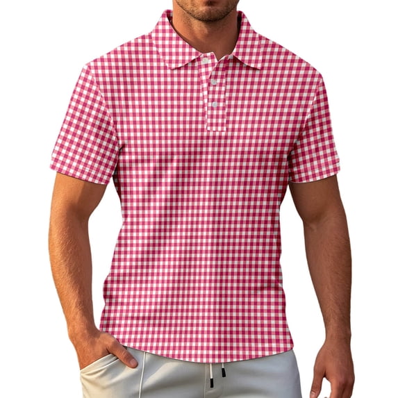 Bibifish Mens Polo Shirts Short Sleeve Classic Fit Casual Shirts Lightweight Summer Daily Wear Tops