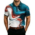 thumbnail image 1 of Bibifish Mens Polo Shirts Short Sleeve Graphic Golf Shirts Classic Fit Athletic Casual Daily Wear Tops, 1 of 4