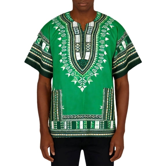 Bibifish Mens Short Sleeve Crew Neck Tee Shirt Traditional Geometric Print Breathable Bohemian Cultural Style T-Shirts