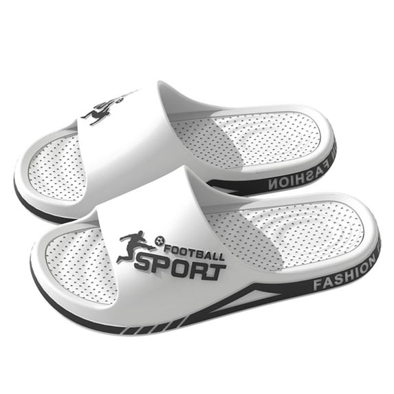 Bibifish Mens Slide Sandals Non Quick Dry Mule Slippers Indoor Bathroom Outdoor Casual Home Shoes