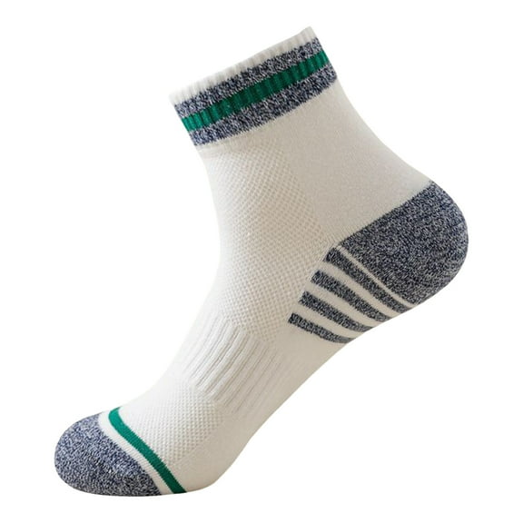 Bibifish Mens Socks Fall Winter Solid Color Comfy Towel Bottom Honeycomb Non Sports Mid Calf Socks Breathable Basketball Socks