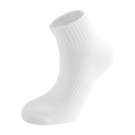 Bibifish Mens Socks Soft Solid Color Athletic Socks Breathable Comfy Crew Socks Running Basketball Sports Casual Wear Socks For Men