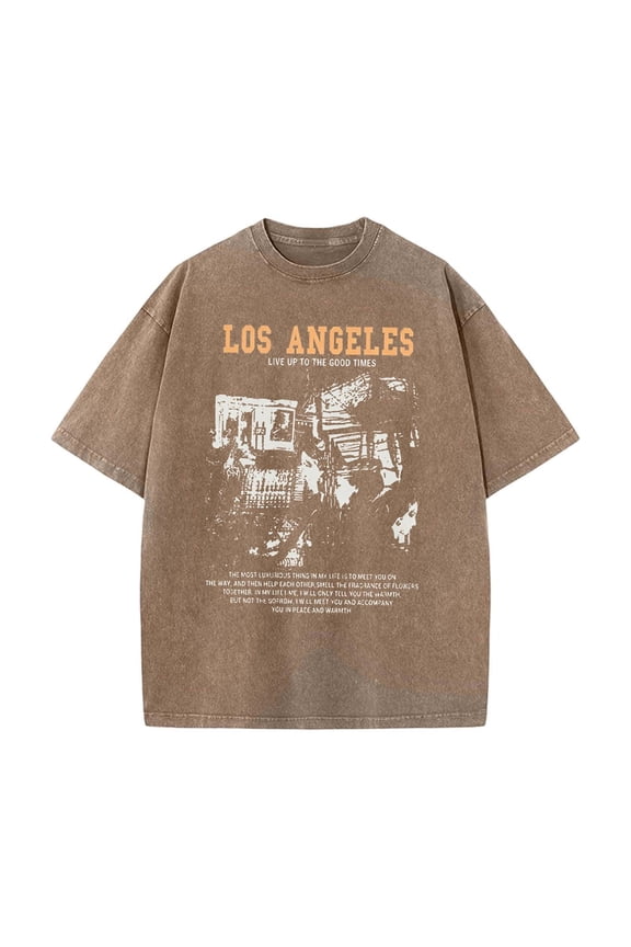Mens T-Shirts Drop Shoulder Oversized Cut Tee Tops Unisex Crew Neck Basic Casual Tees