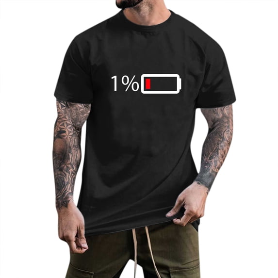 Bibifish Mens T-Shirts Letter Graphic Printed Casual Streetwear Tee Tops Crew Neck Short Sleeve Daily Tees