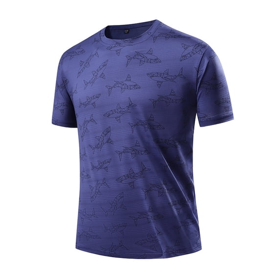 Bibifish Mens T-Shirts Slim Fit Crew Neck Short Sleeve Solid Color Tees Summer Breathable Casual Athletic Tee Tops