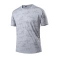 thumbnail image 1 of Bibifish Mens T-Shirts Slim Fit Crew Neck Short Sleeve Solid Color Tees Summer Breathable Casual Athletic Tee Tops, 1 of 7