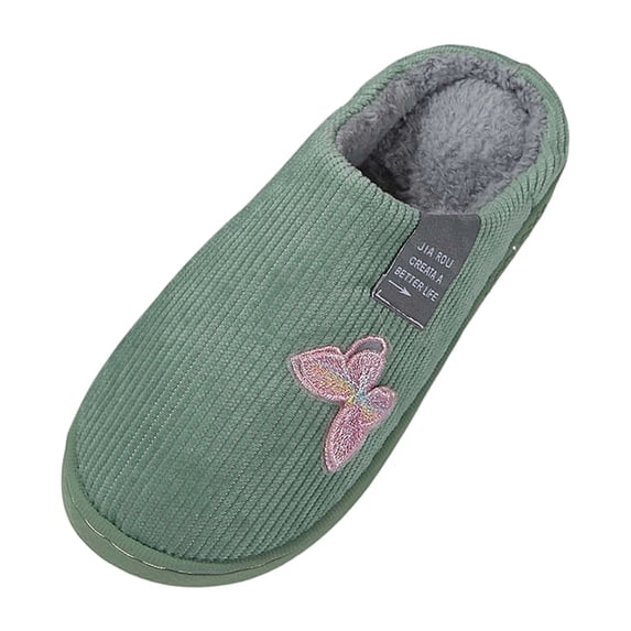 Bibifish Mens Womens Fall Fuzzy Slippers Non Slip Thick Wear Resistant Sole Slip On Fleece Lined Indoor Home Winter Slippers