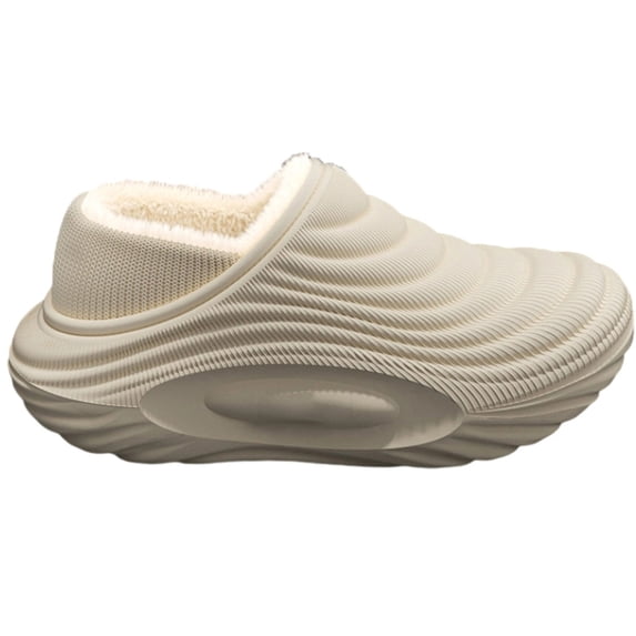 Bibifish Mens Womens Fuzzy Slippers FleeceâLined ArchâSupport ClosedâHeel ColdâProof WaterâResistant Soft Nonâ Sole SlipâOn Indoor Outdoor Shoes