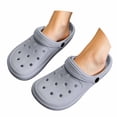 thumbnail image 1 of Bibifish Mens Womens Garden Clogs Soft Sole Fashion Closed Toe Slide Sandals Summer Beach Casual Shoes, 1 of 8
