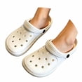 thumbnail image 1 of Bibifish Mens Womens Garden Clogs Solid Color Closed Toe Slide Sandals Lightweight Casual Outdoor Beach Slippers, 1 of 9