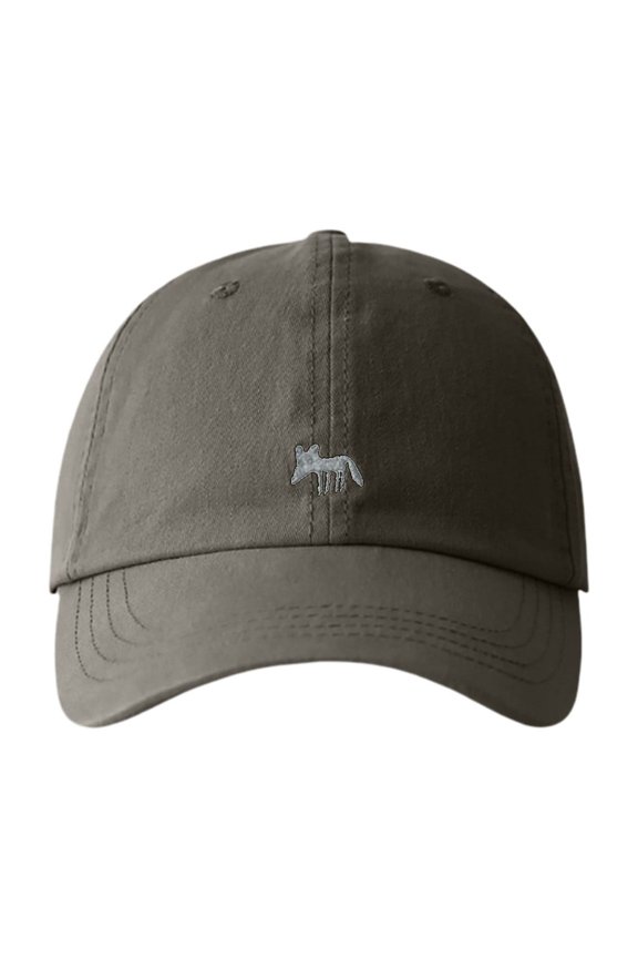 Mens Womens Off-White Baseball Cap Brown Animal Embroidery Detail Baseball Hat Soft Adjustable Casual Daily & Outdoor Activities Trucker Hat