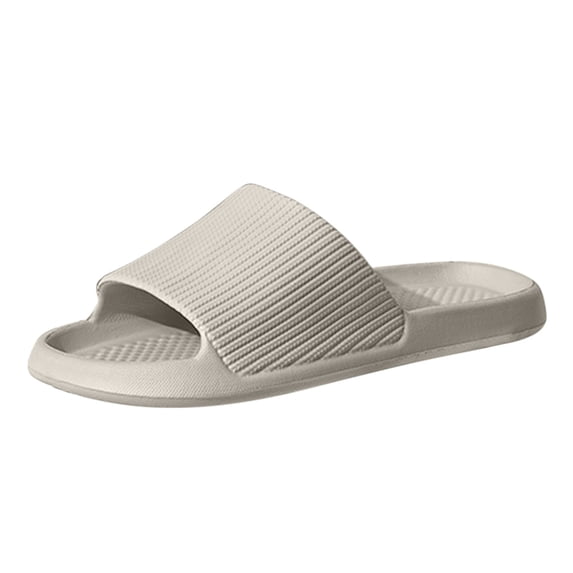 Bibifish Mens Womens Slide Sandals Quick Dry Non Lightweight Bath Slippers Indoor Outdoor Casual Shoes